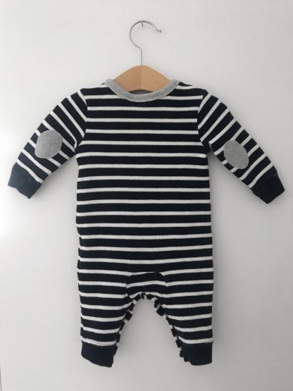 Striped knitted romper - Image 3