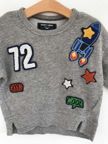 Cool patches sweatshirt by Next - Image 2