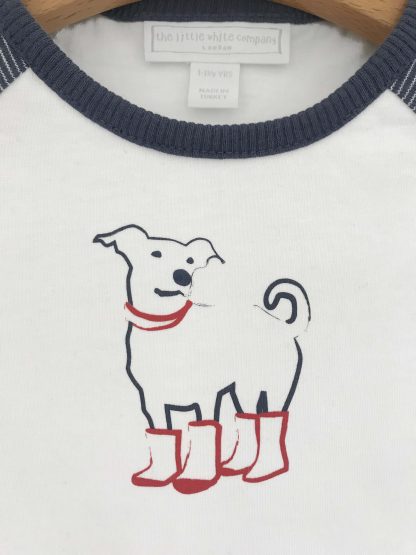 Dog in Wellies top by The Little White Company - Image 3