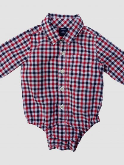 Baby Plaid bodysuit - Image 3