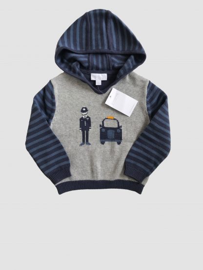 London Taxi + Police hoodie by The Little White Company #