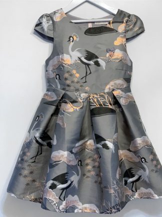 Angel's Face Heron Dress - Grey. Age 8-9yrs