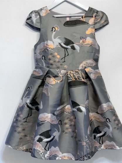 Angel's Face Heron Dress - Grey. Age 8-9yrs