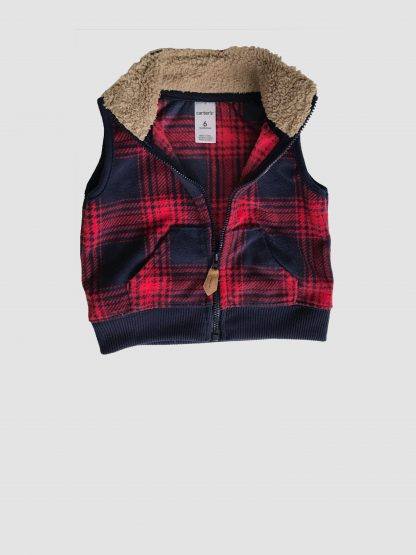Lumberjack Fleece Gilet - Image 2