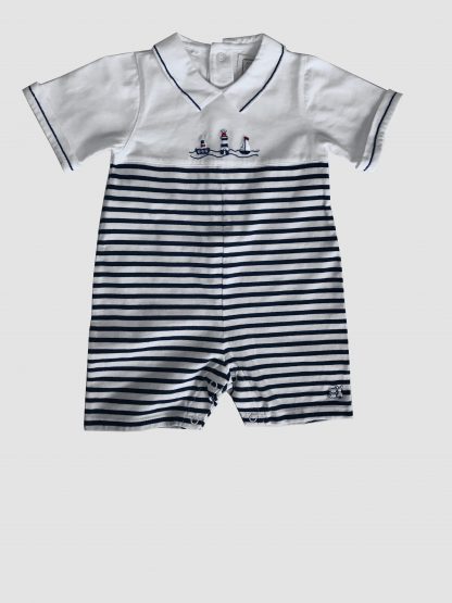 Newborn Nautical Romper by Emile et Rose