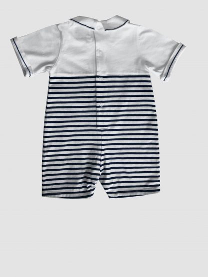Newborn Nautical Romper by Emile et Rose - Image 2