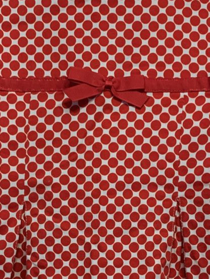 Rachel Riley Red Spotty Shift Dress - Image 2