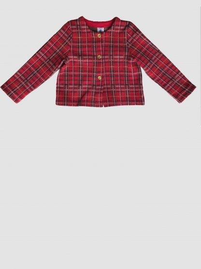 Tartan Cardigan by Petit Bateau - Image 4