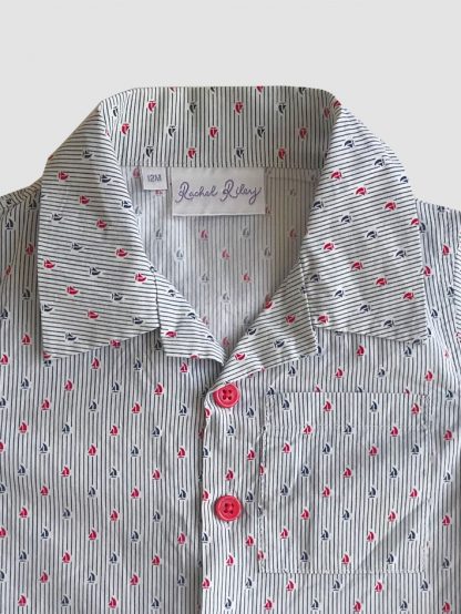 Sailboat Summer Shirt by Rachel Riley - Image 2