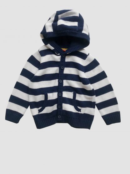 Nautical Stripe Knitted Hoody