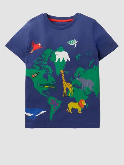 Safari Map T-shirt by Mini Boden 