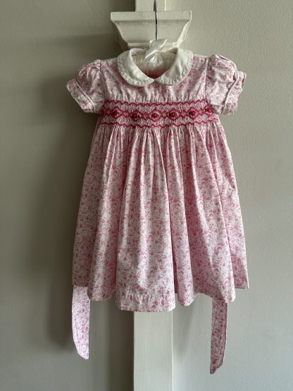 Smocked cotton dress - age 1 - Image 6