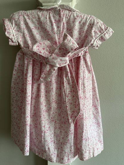 Smocked cotton dress - age 1 - Image 3