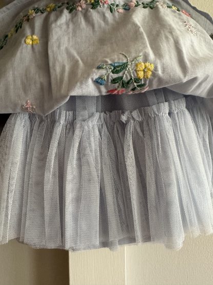 Chambray embroidered cotton summer dress Marks & Spencer (6-9 months) NWT - Image 4