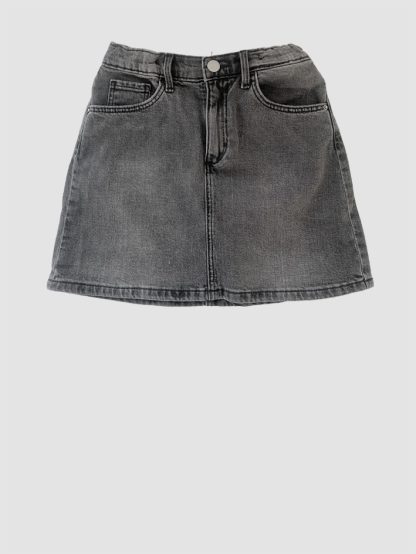 Grey Denim Skirt by HM