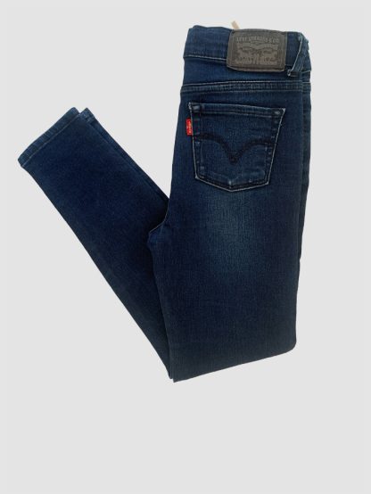 Second hand kids Levis jeans. Dark Navy Blue Skinny Jeans. Preloved Levis Jeans for children
