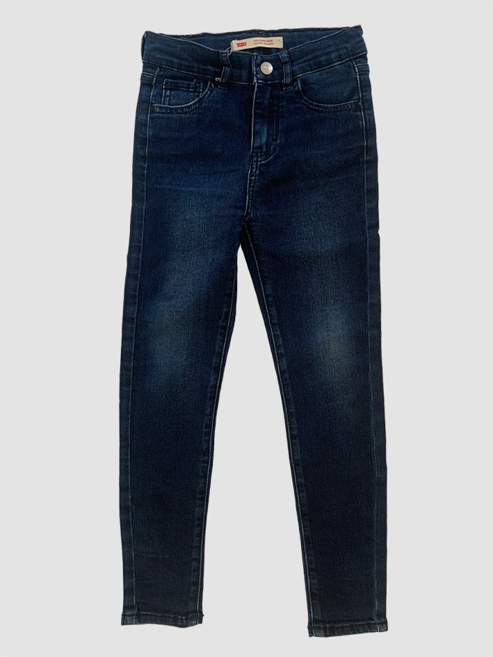 Secondhand childrens Levis jeans. Dark Navy Blue Skinny Jeans. Preloved Levis Jeans for kids