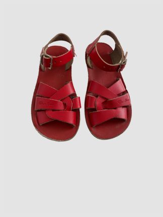 second-hand childrens saltwater sandals. Red Saltwater Sandals size 9 UK