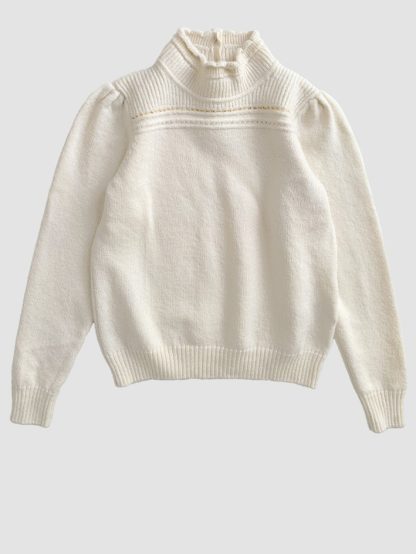 Bonpoint Ruffle Neck Pullover