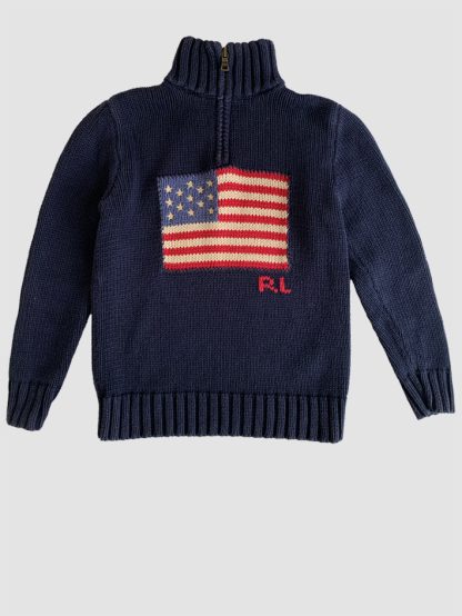 Ralph Lauren American Flag Sweater
