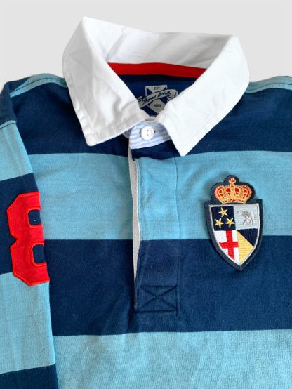 Thomas Brown Large Stripes Rugby Top - Image 2