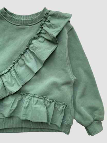 Zara Kids Ruffle Sweatshirt - Image 2