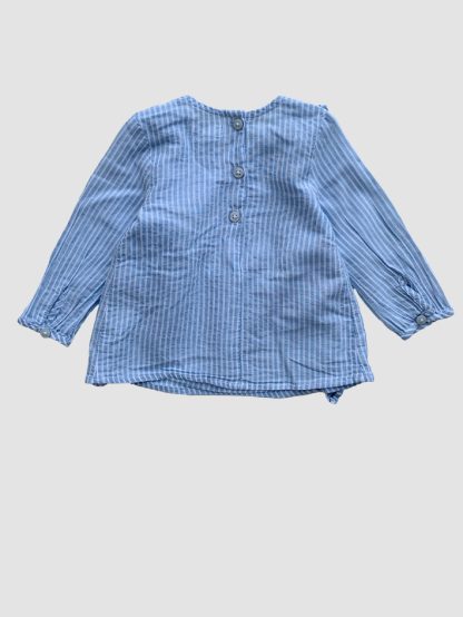 Next Blue Ruffle Shirt - Image 3
