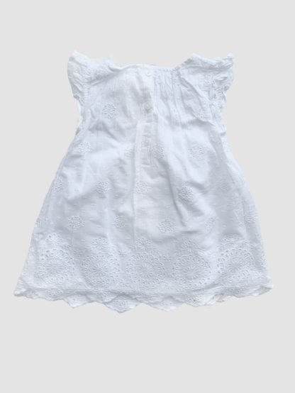 Newborn Brodierie Anglaise Dress - Image 3