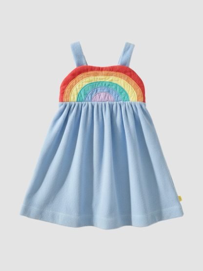 Little Bird Terry Cloth Rainbow Dress