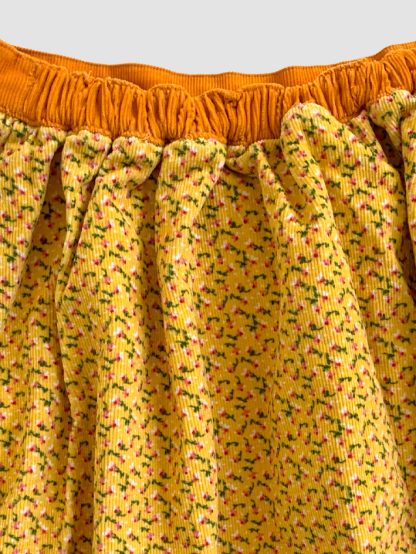 Little Bird Floral Needlecord Skirt - Image 3
