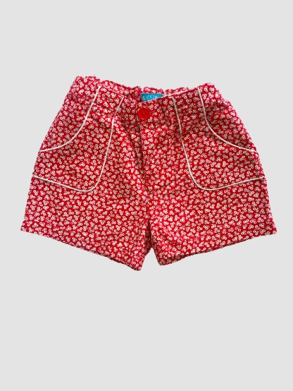 Little Bird Red Floral Shorts