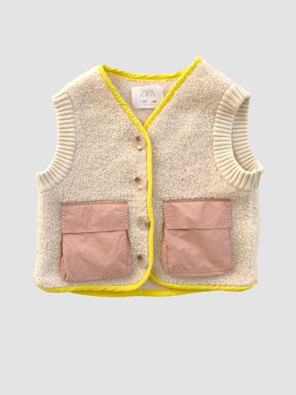 Zara Boucle Waistcoat