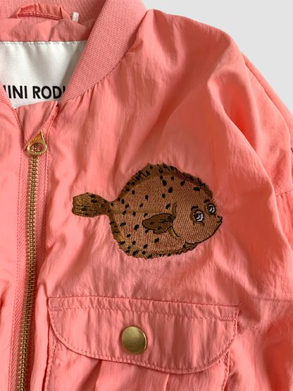 Mini Rodini Flundra Baseball Jacket - Image 2