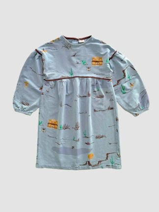 Ba Ba Western Print Dress