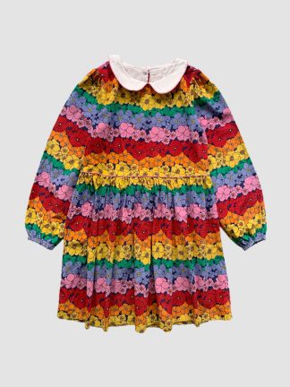 Little Bird Rainbow Flowers Dress