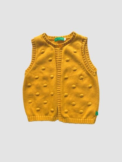 Little Bird Knitted Popcorn Waistcoat