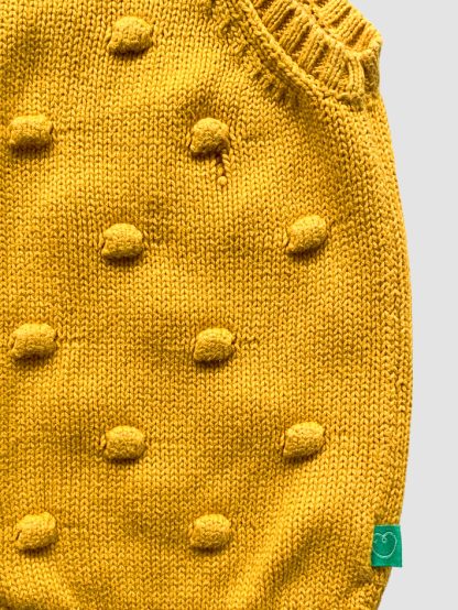 Little Bird Knitted Popcorn Waistcoat - Image 2