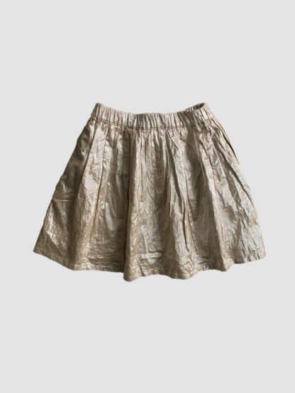Mini Boden Metallic Skirt
