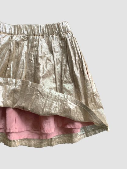 Mini Boden Metallic Skirt - Image 3