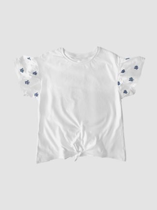 Mango Ruffle Tshirt